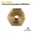 PCP täyttöadapteri 200/300 Bar DIN uroskierteellä - Feinwerkbau ilma-aseille - Adapterit ja liitäntäsarjat - 03F4AD03 - 6