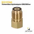 PCP täyttöadapteri 200/300 Bar DIN uroskierteellä - Feinwerkbau ilma-aseille - Adapterit ja liitäntäsarjat - 03F4AD03 - 5