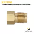 PCP täyttöadapteri 200/300 Bar DIN uroskierteellä - Feinwerkbau ilma-aseille - Adapterit ja liitäntäsarjat - 03F4AD03 - 4