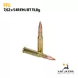 PPU 7,62x54R FMJ BT 11,8g kiväärinpatruuna - Muut kaliiperit - 8605003812883 - 2