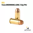 PPU 9 mm Browning Long FMJ g7 pistoolinpatruuna - 9mm pistoolin patruunat - 8605003803973 - 2