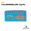 PPU 9 mm Browning Long FMJ g7 pistoolinpatruuna - 9mm pistoolin patruunat - 8605003803973 - 4
