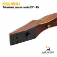 Ragim Impala Takedown jousen runko 19" - Oikeakätinen - yksityiskohta lapataskusta
 - Vastakaarijousen rungot - 8034049503453 - 7