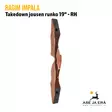Ragim Impala Takedown jousen runko 19" - Oikeakätinen - etuviistosta oikealta
 - Vastakaarijousen rungot - 8034049503453 - 3
