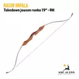 Ragim Impala Takedown jousen runko 19" - Oikeakätinen - lavat kiinnitettynä runkoon
 - Vastakaarijousen rungot - 8034049503453 - 5