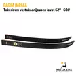 Ragim Impala Takedown vastakaarijousen lavat 62" - 60# - lavat sivusta - Vastakaarijousen lavat - 8034049501503 - 23