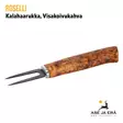 Roselli Kalahaarukka RW800 Fileerauspiikki hiiliteräs ja visakoivu - Yläviistosta - Muut veitset - 6430056853253 - 3