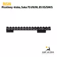 Rusan Picatinny-kisko, Sako 75 I/II/II metsästyskivääriin - Kiskot, kiilat, palat ja muut jalustat - 3856026413563 - 8