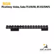 Rusan Picatinny-kisko, Sako 75 I/II/II metsästyskivääriin - Kiskot, kiilat, palat ja muut jalustat - 3856026413563 - 7