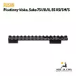 Rusan Picatinny-kisko, Sako 75 I/II/II metsästyskivääriin - Kiskot, kiilat, palat ja muut jalustat - 3856026413563 - 8