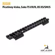 Rusan Picatinny-kisko, Sako 75 I/II/II metsästyskivääriin - Kiskot, kiilat, palat ja muut jalustat - 3856026413563 - 1