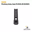 Rusan Picatinny-kisko, Sako 75 I/II/II metsästyskivääriin - Kiskot, kiilat, palat ja muut jalustat - 3856026413563 - 9