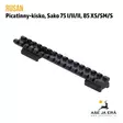 Rusan Picatinny-kisko, Sako 75 I/II/II metsästyskivääriin - Kiskot, kiilat, palat ja muut jalustat - 3856026413563 - 6