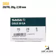Saga Gold 20/70 28g 6 2,5mm 400m/s Haulikonpatruuna - Haulikon ratapatruunat - 8435101625333 - 6