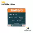 Saga Gold 20/70 28g 6 2,5mm 400m/s Haulikonpatruuna - Haulikon ratapatruunat - 8435101625333 - 4