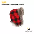 Salon Aviator Hat Lumberjack, 61 - Metsästyshatut - 6419647052633 - 1