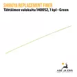 Shibuya Replacement Fiber, tähtäimen valokuitu 140052 1 kpl,  Green - yleiskuva  - Tähtäimen osat ja tarvikkeet - 8718484328443 - 1