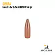 Sierra .22 52 gr HPBT MatchKing luoti - yksi luoti - .22 luodit - 092763014103 - 4