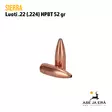 Sierra .22 52 gr HPBT MatchKing luoti - kaksi luotia edestä - .22 luodit - 092763014103 - 2