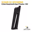 Sig Sauer 1911 We The People - Emperor 4,5mm CO2 ilmapistoolin varalipas - oikealta takaviistosta - SIG Sauer lippaat - 798681596393 - 6