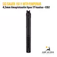 Sig Sauer 1911 We The People - Emperor 4,5mm CO2 ilmapistoolin varalipas - edestä - SIG Sauer lippaat - 798681596393 - 9