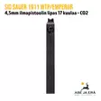 Sig Sauer 1911 We The People - Emperor 4,5mm CO2 ilmapistoolin varalipas - takaa - SIG Sauer lippaat - 798681596393 - 5
