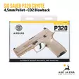 Sig Sauer P320 Coyote Tan 4,5mm ilmapistooli CO2 blowback - Ilma-aseluoti ilmapistoolit - 798681568093 - 12