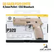 Sig Sauer P320 Coyote Tan 4,5mm ilmapistooli CO2 blowback - Ilma-aseluoti ilmapistoolit - 798681568093 - 14