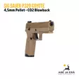 Sig Sauer P320 Coyote Tan 4,5mm ilmapistooli CO2 blowback - Ilma-aseluoti ilmapistoolit - 798681568093 - 9