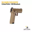 Sig Sauer P320 Coyote Tan 4,5mm ilmapistooli CO2 blowback - Ilma-aseluoti ilmapistoolit - 798681568093 - 5