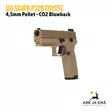 Sig Sauer P320 Coyote Tan 4,5mm ilmapistooli CO2 blowback - Ilma-aseluoti ilmapistoolit - 798681568093 - 10