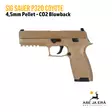 Sig Sauer P320 Coyote Tan 4,5mm ilmapistooli CO2 blowback - Ilma-aseluoti ilmapistoolit - 798681568093 - 1