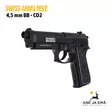 Swiss Arms M92 metallirunkoinen 4,5mm kuula CO2 ilmapistooli - BB kuula ilmapistoolit - 3559962880283 - 8