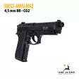 Swiss Arms M92 metallirunkoinen 4,5mm kuula CO2 ilmapistooli - BB kuula ilmapistoolit - 3559962880283 - 9