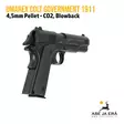 Umarex Colt Government 1911 A1 CO2 Musta ilmapistooli - Ilma-aseluoti ilmapistoolit - 4000844327543 - 9