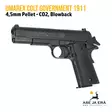 Umarex Colt Government 1911 A1 CO2 Musta ilmapistooli - Ilma-aseluoti ilmapistoolit - 4000844327543 - 2