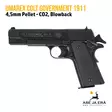 Umarex Colt Government 1911 A1 CO2 Musta ilmapistooli - Ilma-aseluoti ilmapistoolit - 4000844327543 - 1