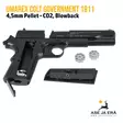 Umarex Colt Government 1911 A1 CO2 Musta ilmapistooli - Ilma-aseluoti ilmapistoolit - 4000844327543 - 13