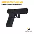 Umarex Glock 17 Gen5 MOS 4,5mm CO2 Blowback ilmapistooli - oikealta etuviistosta - Ilma-aseluoti ilmapistoolit - 4000844812803 - 2