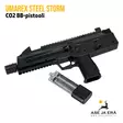 Umarex Steel Storm CO2 BB-pistooli - CO2 lipas irroitettuna - CO2 kaasutoimiset ilmapistoolit - 723364521553 - 6