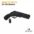 Umarex T4E HDR 50 11J CO2 Blowback kumikuula ilmarevolveri - Ase vaakatasossaCO 2 säiliön korkki  irroitettuna - T4E Defence kuula-aseet - 4000844652843 - 8
