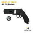 Umarex T4E HDR 50 11J CO2 Blowback kumikuula ilmarevolveri - Ase ja rulla irroitettuna - T4E Defence kuula-aseet - 4000844652843 - 9