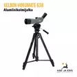 Velbon Videomate 638 alumiinikolmijalka, käyttökunnossa kiikari asenettuna - Tarvikkeet ja lisävarusteet kaukoputkiin - 4907990360243 - 14