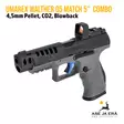 Walther Q5 Match 5" Combo SET 4,5mm CO2 Ilmapistooli - vasemmalta ylä/etuviistosta - Ilma-aseluoti ilmapistoolit - 4000844848963 - 5