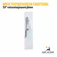 White Feather Korean Traditional jänne ratsastusjouseen - Valmiit jänteet - 8717974184323 - 4