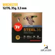 Winchester Steel 36 teräs 12/76 haulikonpatruuna - Lyijyttömät patruunat - 634957834953 - 1