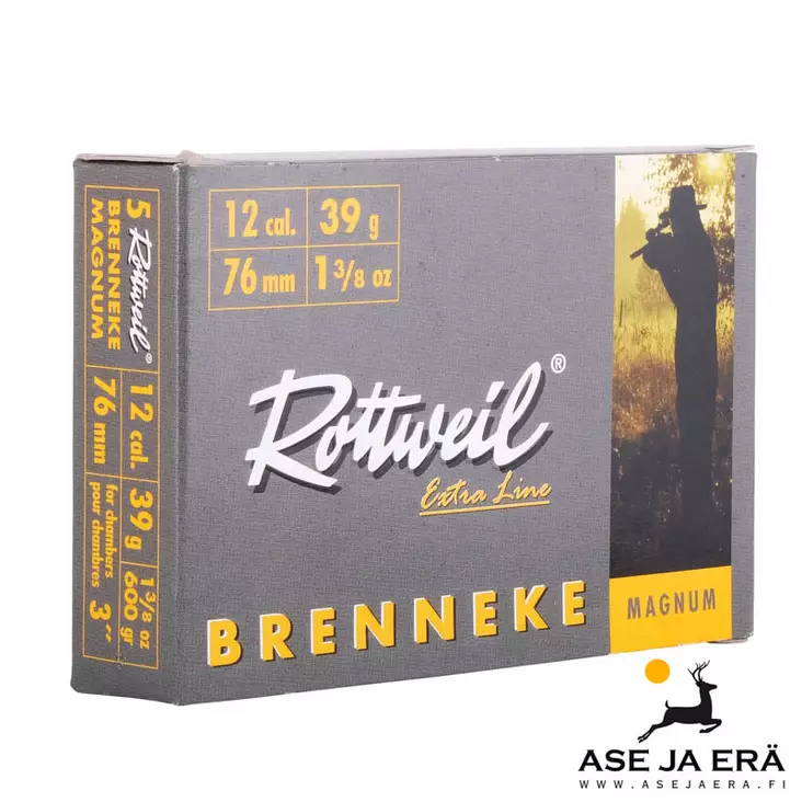 12/76 Rottweil Brenneke Magnum 39 g 5 kpl - Täyteiset - 723364115493 - 7