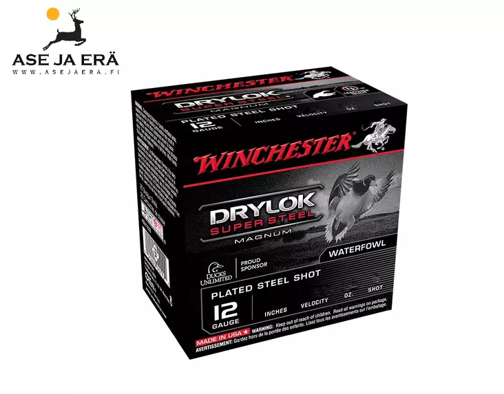 12/89 Winchester Super Steel Drylok No1 44g Haulikonpatruuna - 12/89 metsästyspatruunat - 634957744573 - 1