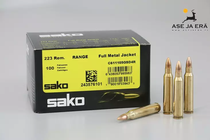 223 Rem Sako Range 3,2g (105G) 100 kpl - 223 kaliiperi - 6438053995983 - 1