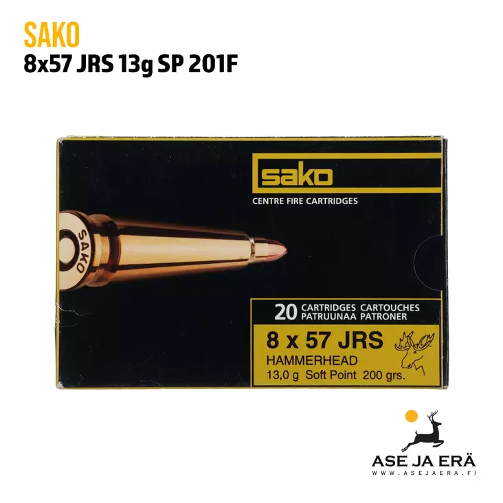 8x57 JRS Sako SP 13g (201F) 20kpl - Muut kaliiperit - 6438053999073 - 6